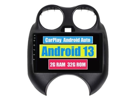 Autoradio Multimedia ROVERONE para Nissan March K13 2010 - 2013 CarPlay Android Coche Radio Bluetooth Navegación