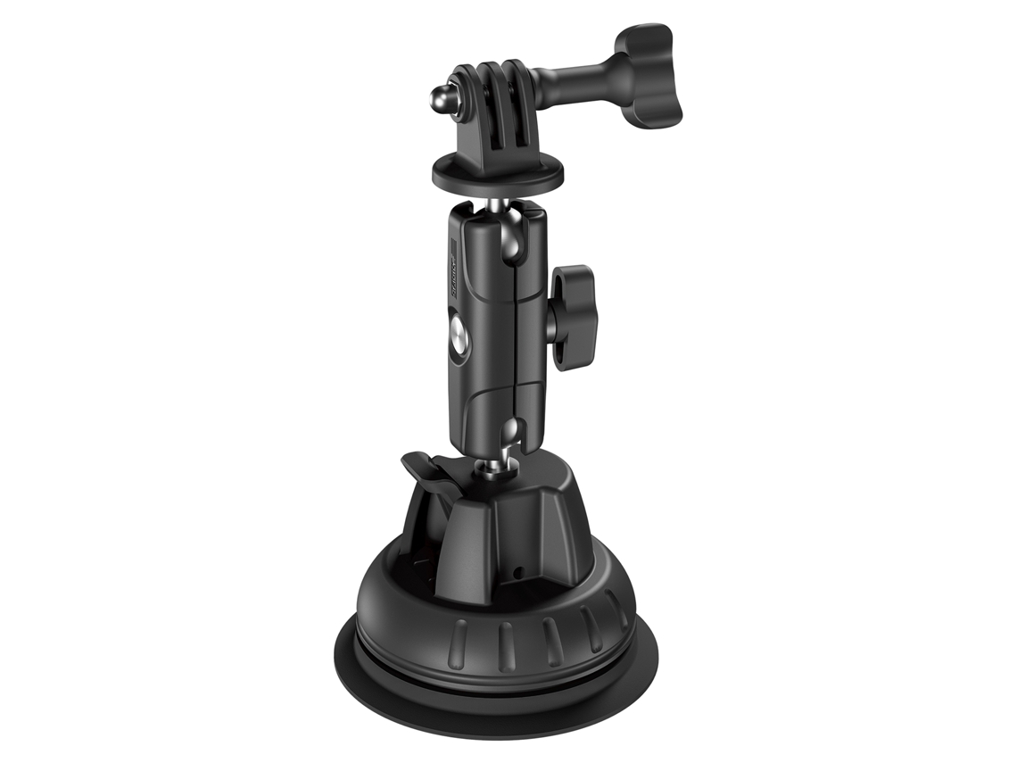 Soporte con ventosa para GoPro y DJI Osmo Pocket 3, soporte para cámara de coche, soporte para parabrisas y cámara de salpicadero.