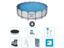 Bestway Piscina Bestway Steel Pro Max Redonda - 488x122 Cm - 8-peças S570