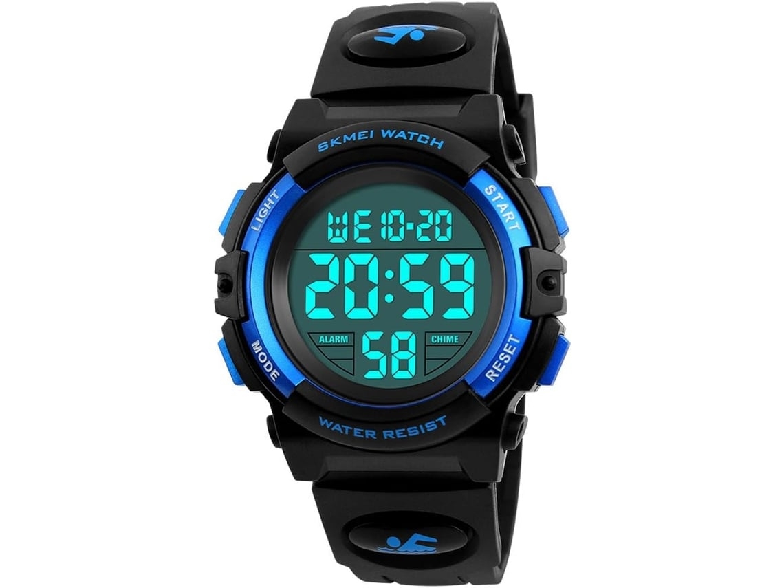 50m Reloj Deportivo Digital Impermeable Con Alarma Cronómetro Y Calendario Para Unisex O Yuysan