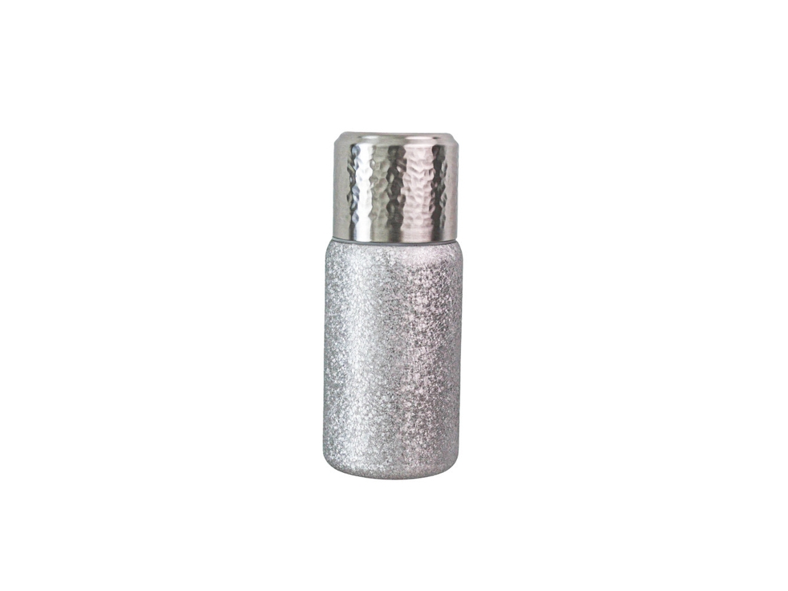 Termo portátil sencillo de acero inoxidable, 300 ml, color plateado Gertiz