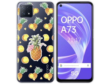 Carcasa Oppo A73 5G TUMUNDOSMARTPHONE Dibujos Transparente