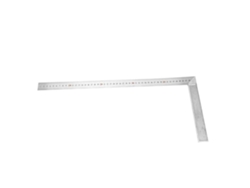 Regla de ángulo recto de 90 grados en aluminio grueso, 50 cm