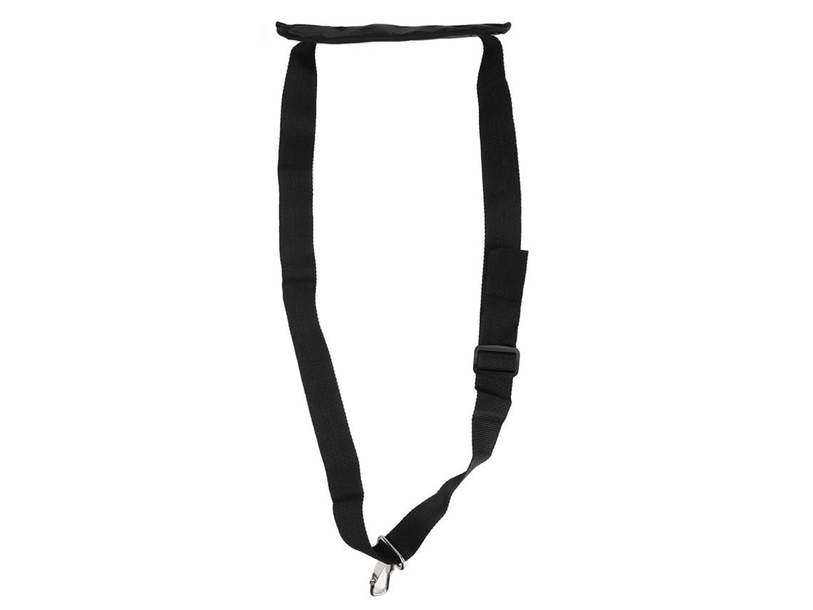 Correa rectangular para desmalezadora y cortacésped con gancho de acero inoxidable