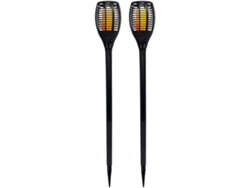 Iluminación Decorativa LUMI JARDIN (Negro - Plástico - 12x80 cm)