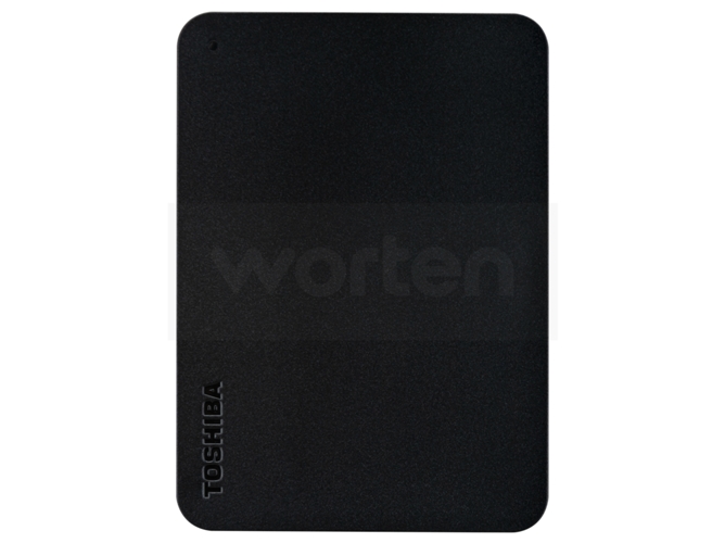 Disco HDD Externo TOSHIBA Canvio (Negro - 1 TB - USB 3.0)