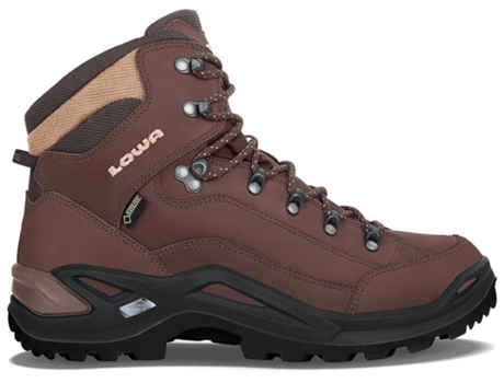 Botas para Hombre LOWA Renegade Goretex Mid Marrón para Montaña (EU 44 1 / 2)