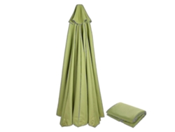 Toldo De Repuesto Para Paraguas De Jardín 3m 6/8 Brazos Tela Poliéster Impermeable Protección Uv Oferta 50% 300cm*8k Verde Ágata