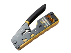 Alicates De Crimpeado (amarillos), Adecuados Para Conectores Directos Cat6, Cat5, Cat5e Y Terminales Rj12.