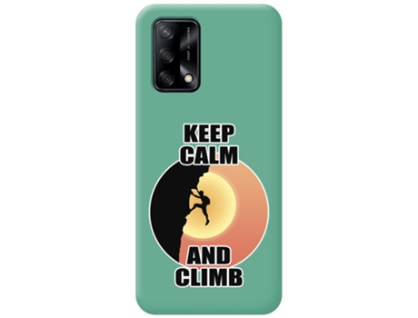Carcasa Oppo A74 4G TUMUNDOSMARTPHONE Silicona Líquida Dibujos Verde