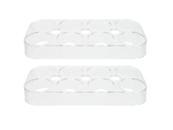 2 Piezas De Bandeja Para Huevos De Nevera, Caja Práctica Para Almacenamiento De Huevos, Recipiente Para Almacenamiento De Huevos Webake