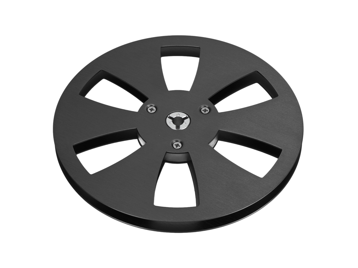 Carrete De Cinta Vacío De Aleación De Aluminio De 7 Pulgadas Y 1/4 De Pulgada, 6 Orificios, Universal Para Reproductores De Cinta De Carrete A Carrete.