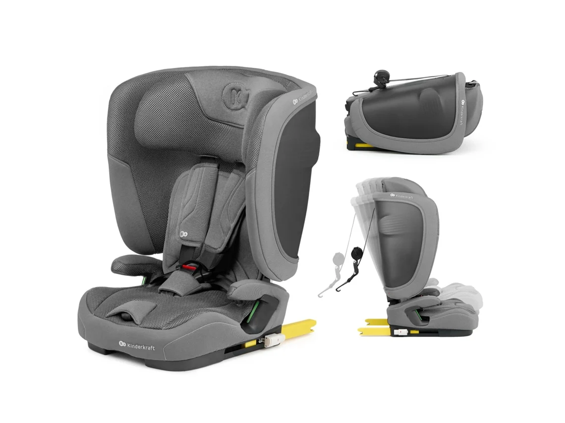 Silla de coche Kinderkraft Fix2go I-size (76 a 150 cm - gris)