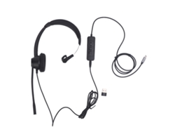 Fone De Ouvido Para Centro De Atendimento Com Microfone Cancelamento De Ruído Usb C Adaptador Office Preto