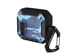 Funda CZHHMART para Samsung Galaxy Buds 3 Pro / Buds 3 con cierre de seguridad (Camuflaje rojo)