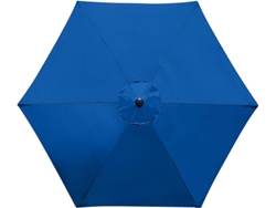 Funda de repuesto para sombrilla de patio de 2 m de diámetro y 6 varillas, color azul marino