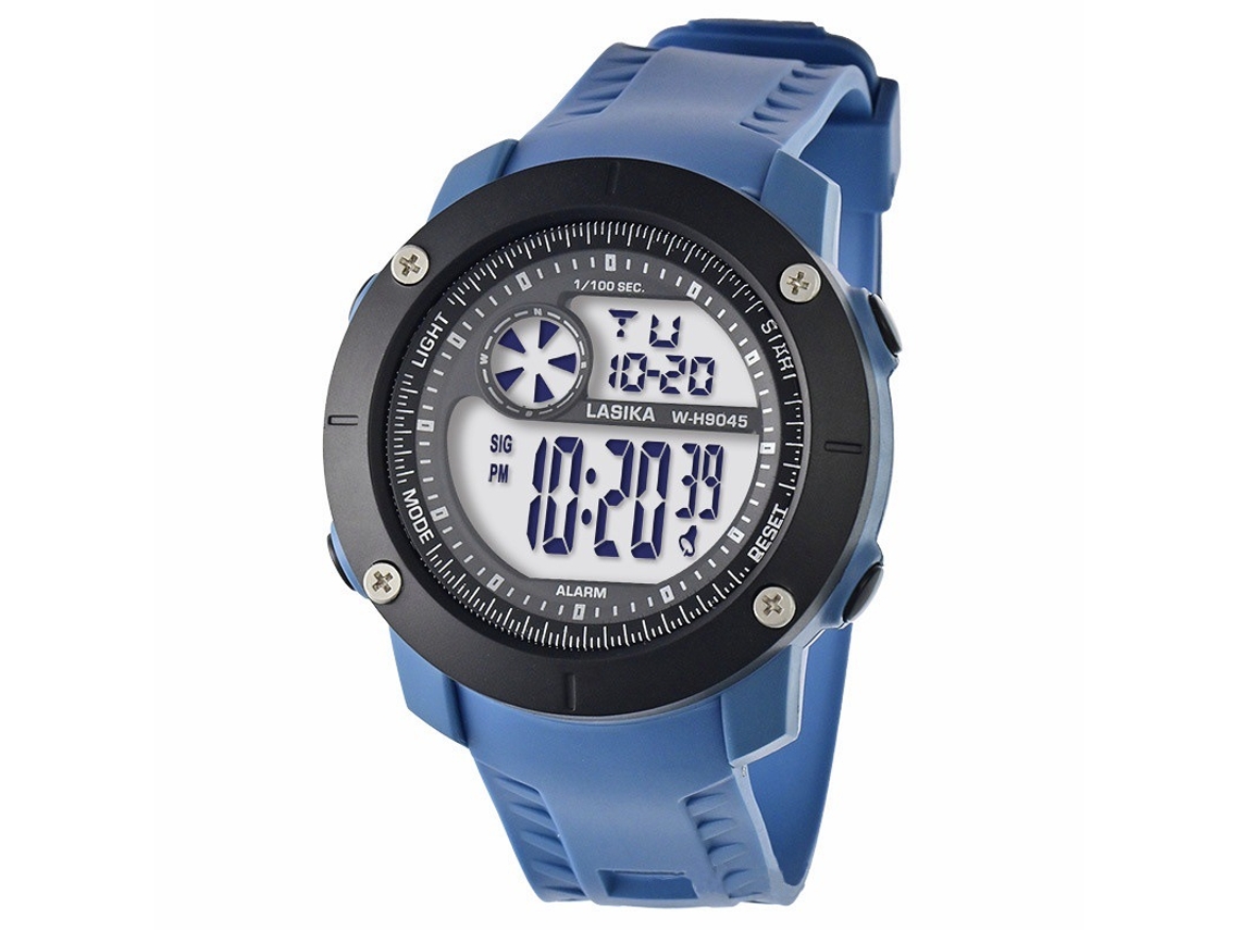 Reloj Electrónico Multifuncional Luminoso E Impermeable (azul) Para Estudiantes, Reloj Deportivo De Moda.