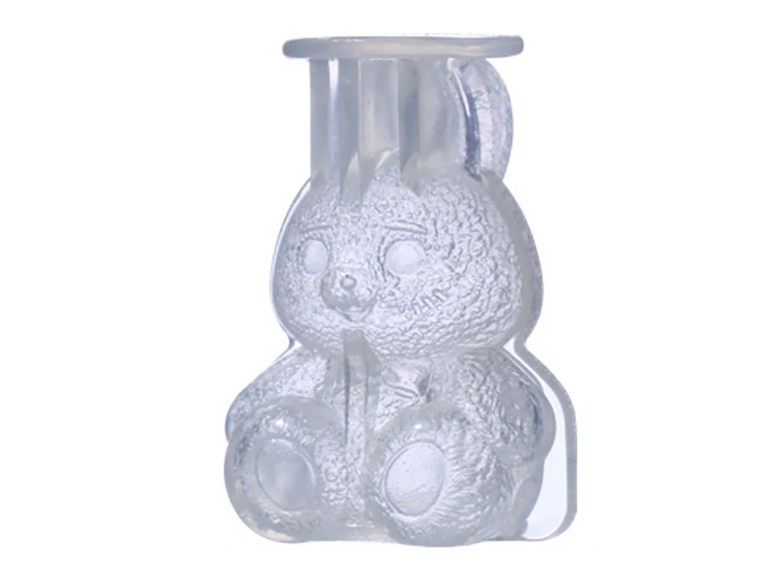 Molde Para Cubitos De Hielo Con Forma De Conejo, Silicona Suave, Fácil De Desmoldar, Diseño 3d Adorable, 50x70 Mm