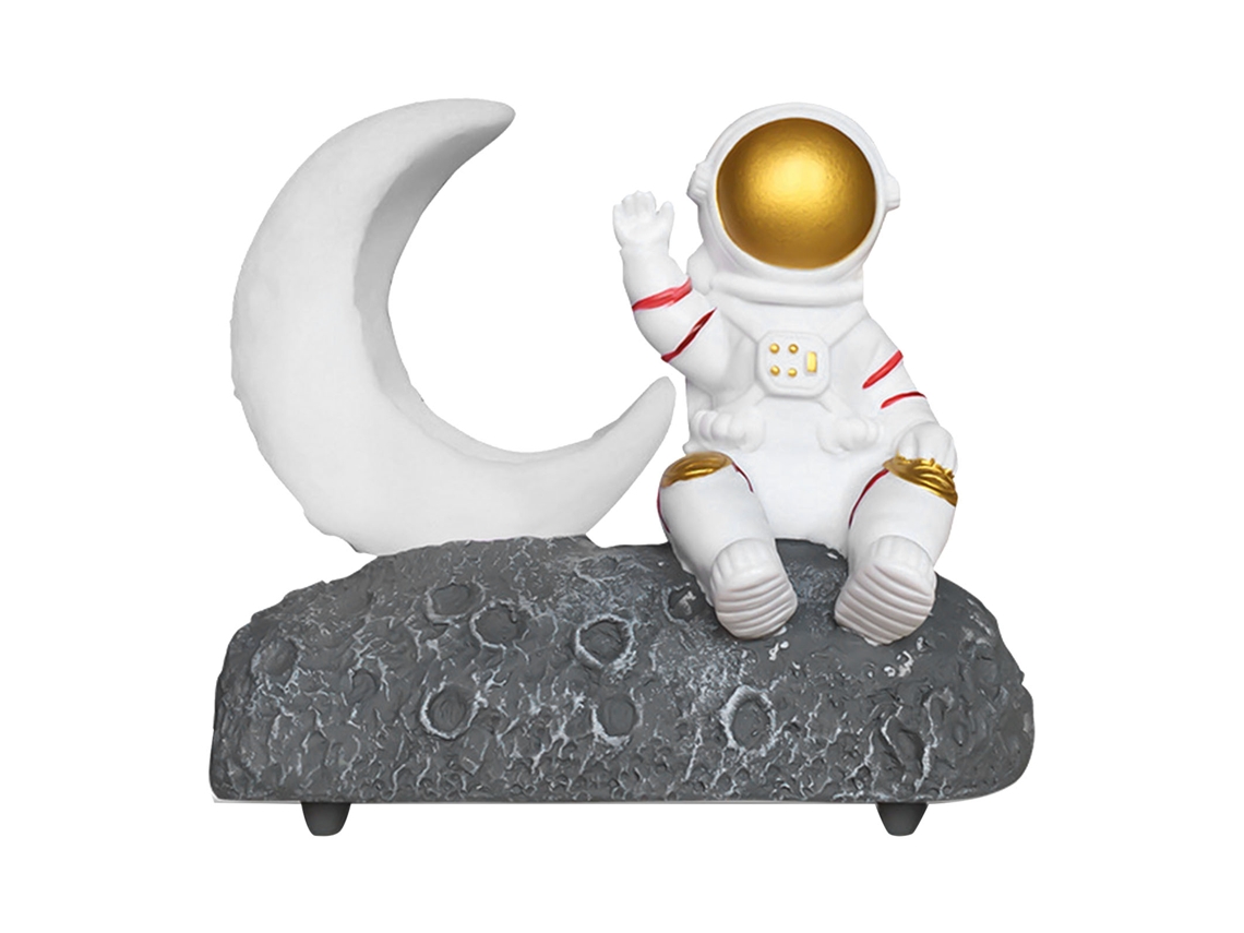 Altavoz Bluetooth Lámpara Lunar Inalámbrica Con Luz Astronauta Hombre Espacial Regalo Creativo Decoración