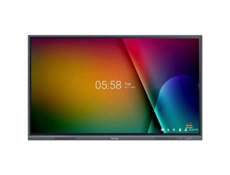 Pantalla Táctil Interactiva VIEWSONIC IFP6533-G (Negro - 65 - TFT - D-LED - LCD - 4K Ultra HD)
