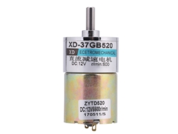 Motor De Engrenagem De Escova Dc12v 10w 30rpm Cw/ccw Xd-37gb520