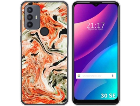 Carcasa para TCL 30 SE TUMUNDOSMARTPHONE Dibujos Mármol 12 Multicolor