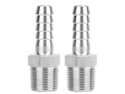 2pcs Conector Hembra Bspt 3/8in + Unión De Barbed Rápida Conector De Acoplamiento Rápido Acero Inoxidable 8mm