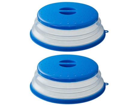 2 uds. Cubierta plegable para salpicaduras de microondas para alimentos, apta para lavavajillas, cubierta para placa de microondas con ventilación ...