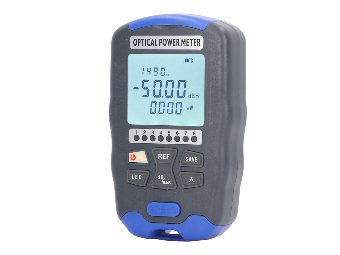 Mini Medidor De Potencia Óptica 3 En 1, Interfaz Universal, Probador De Fibra Fc Sc St, 10 Km Con Luz Led, Aua Dc50 (-50~+26 Dbm)