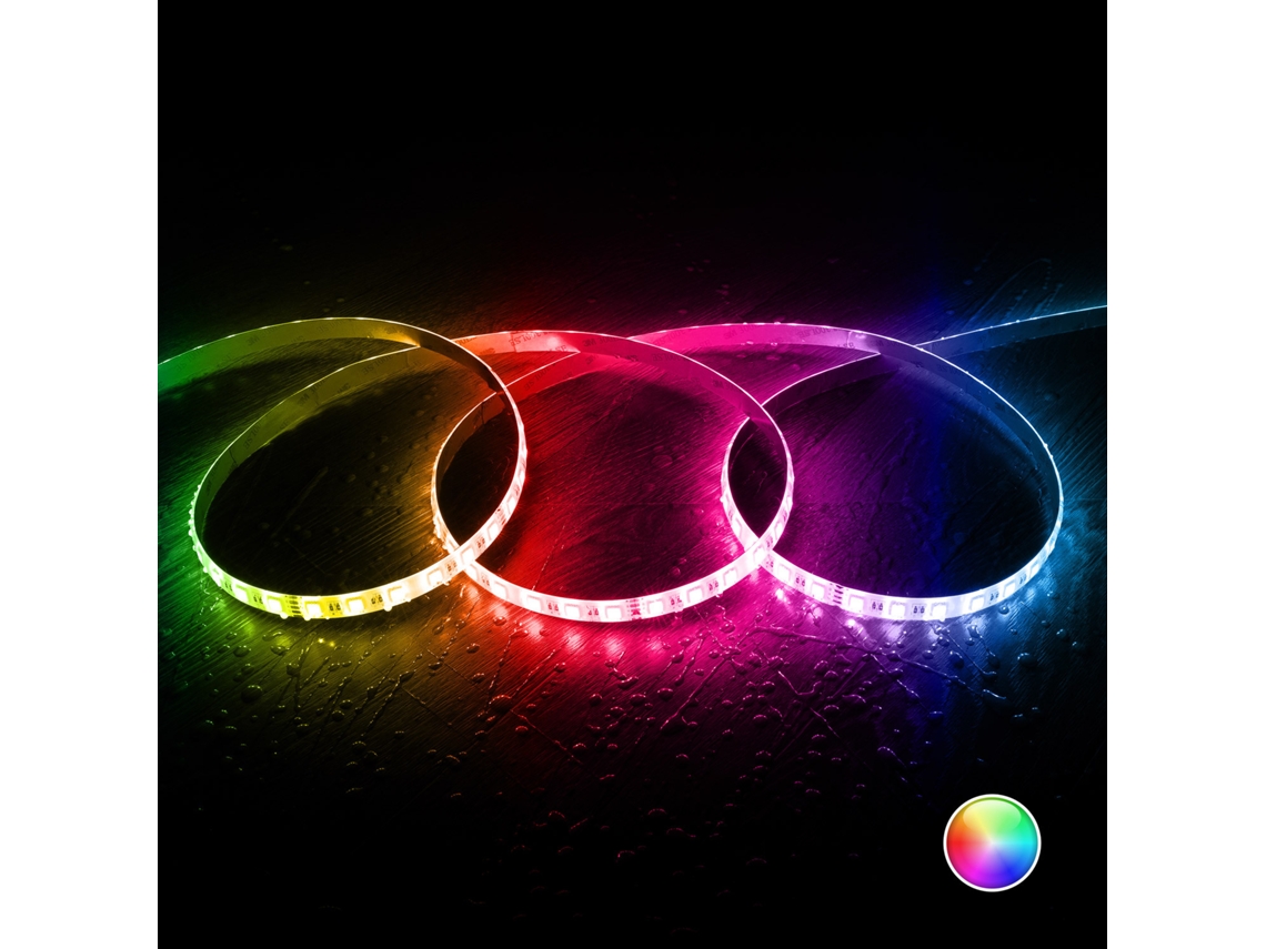 Tira LED RGBW 24V DC 60LED/m 5m IP65 Ancho 12mm Corte cada 10cm