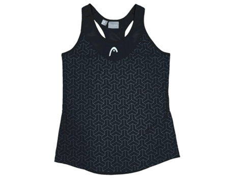 Camiseta de Mujer HEAD RACKET Alpha Tenis Negro (L)