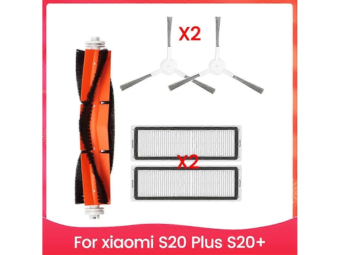 For S20 Plus S20+ Robot Vacuum Cleaner Main Side Brush Hepa Filter Replacement Parts Accessories
