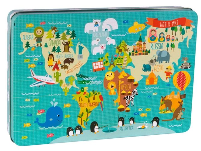 Puzzles VALUVIC Mapamundi (24 piezas)