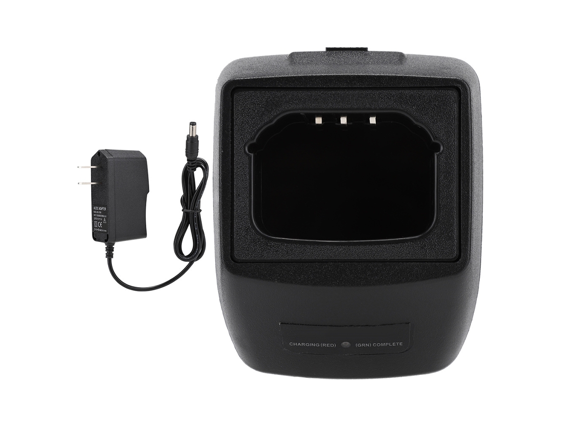 Base De Carregamento Com Adaptador De Energia Para Bateria De Rádio Portátil Desktop