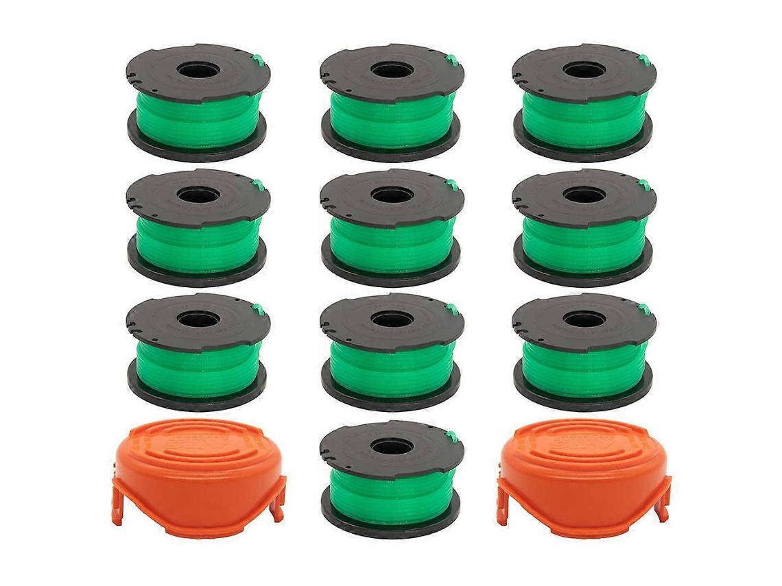 Tapa De Carrete D0h 2 + Carrete De Repuesto 10 Para Black Decker Gh3000 C8x Gh3000r Lst540 Lst540b