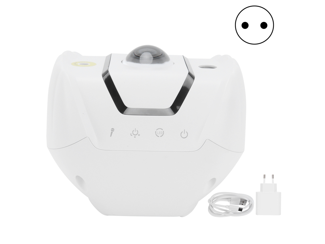 Proyector de estrellas 2026, WiFi, LED, con proyección de música, lámpara de noche para fiestas, KTV, discotecas, dormitorios, enchufe europeo 100-240V.