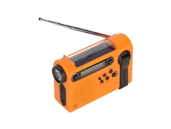 HURRISE Radio de Emergencia Solar Cargado Banda Completa Sos Alarma Portátil Gran Capacidad de Memoria Radio de Vídeo Radio de Coche