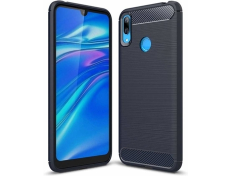 Carcasa Huawei Y6 2019 LMOBILE Carbono Azul