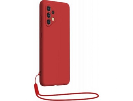 Funda para Samsung Galaxy A13 BIGBEN CONNECTED Silicona Rojo