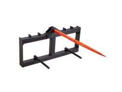VEVOR Horquilla para Balas de Heno para Tractor Cargador 3 Dientes Carga 725 kg