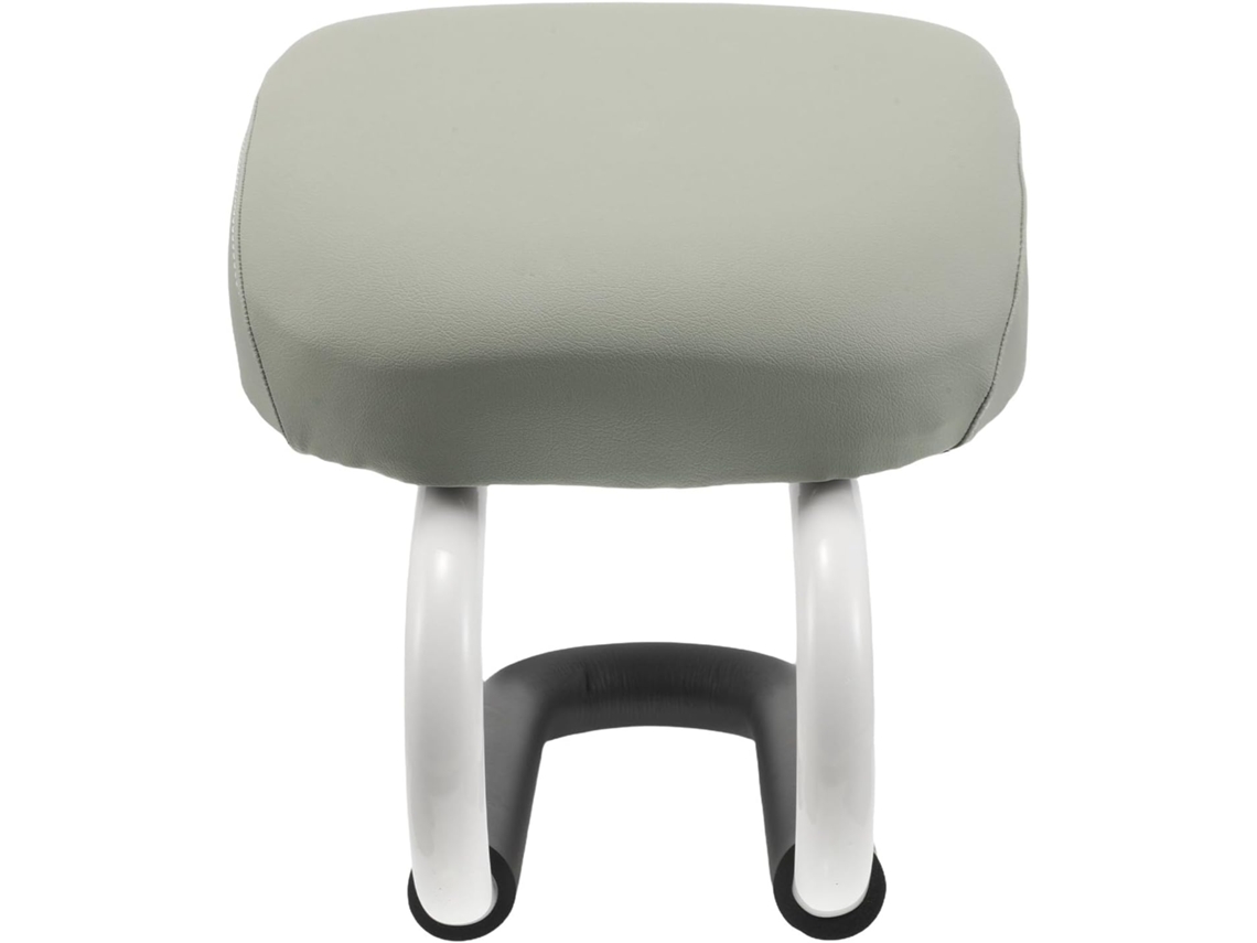 Taburete ergonómico para la contemplación, de madera.