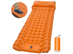 Esterilla de camping Digitallab de nailon 20D, compacta e impermeable (naranja)