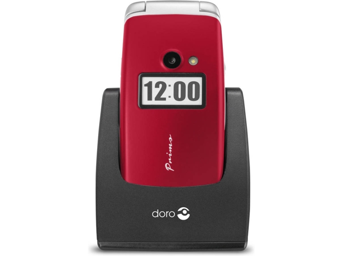 Teléfono móvil DORO 413 (2.4'' - 2G - rojo)
