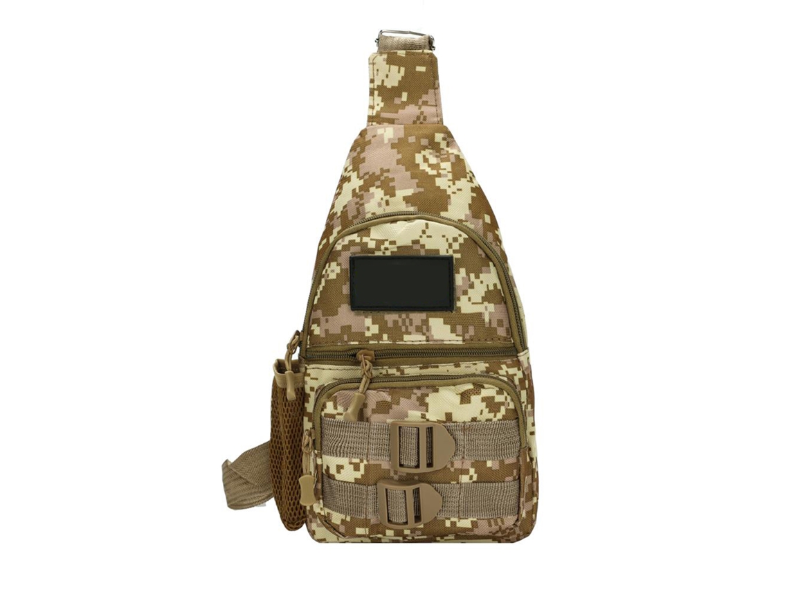 Riñonera De Camuflaje De Gran Capacidad Con Múltiples Bolsillos Para Acampada Y Senderismo Al Aire Libre.
