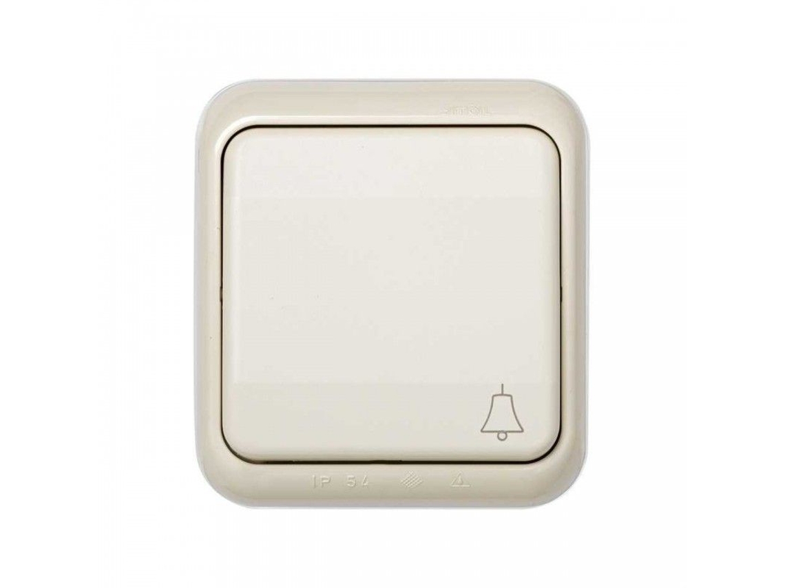 Pulsador Campana Empotrar 10a 250v Ip-54 Simon 44 Beige Simon 44570-38
