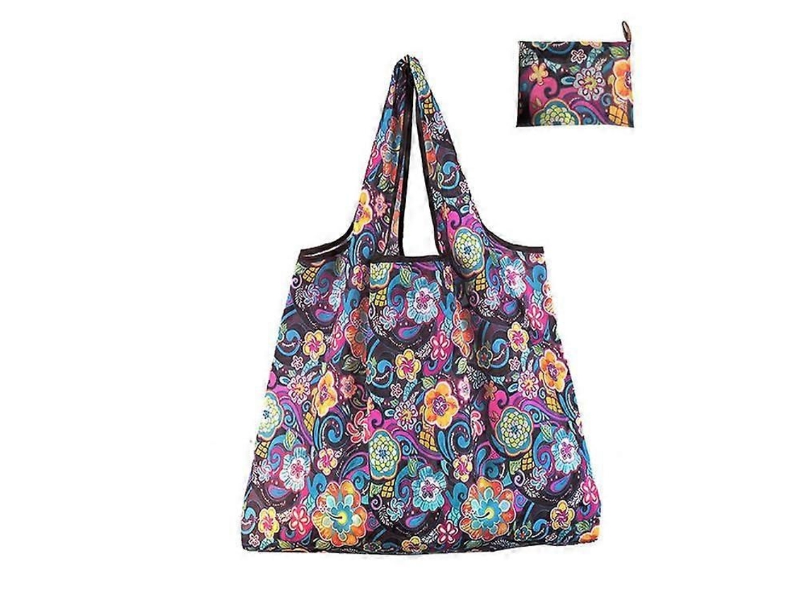 Bolsa de compras grande plegable D-Night, impermeable, reutilizable y lavable, para supermercado, con gran capacidad. GOKOCO