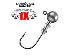 (1x) 10 Cabezas De Señuelo, Agujas De Aleación De Acero, Hélices Vibratorias Dobles