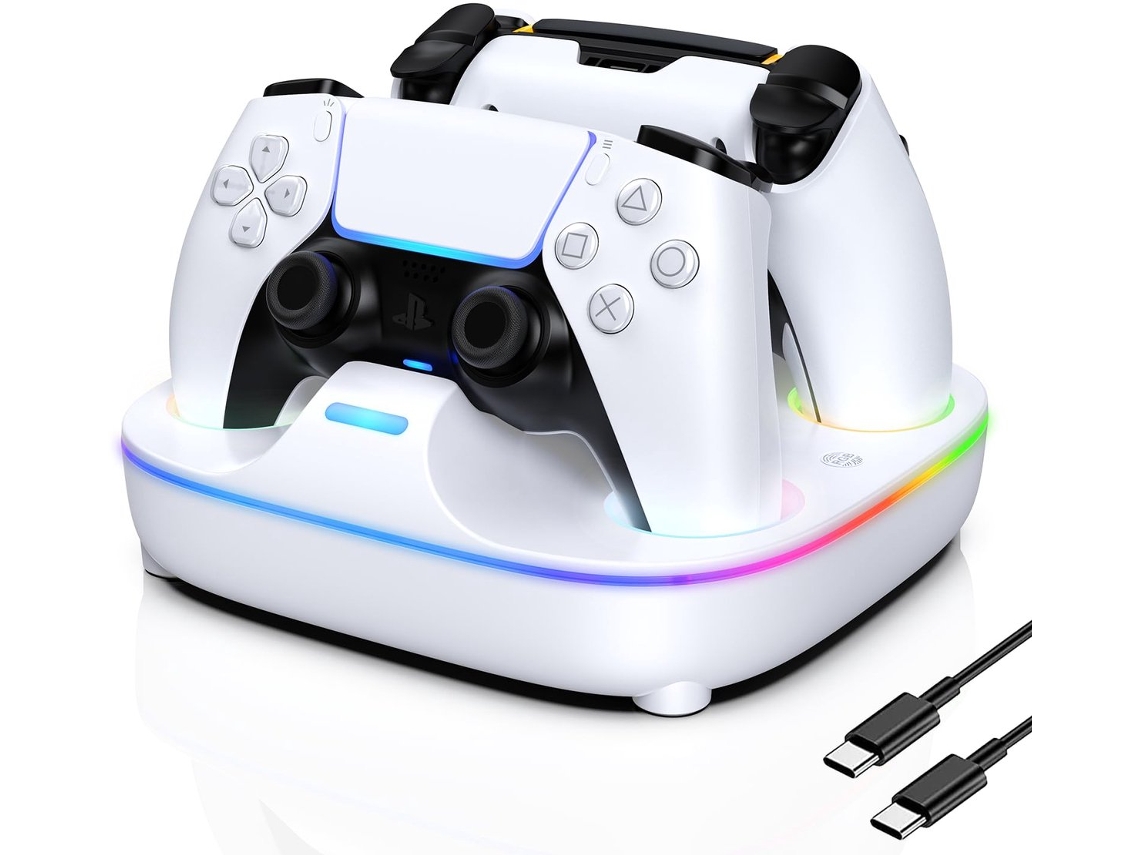 Estación de carga DualSense para PS5 con 10 luces RGB ZYBLSSBB