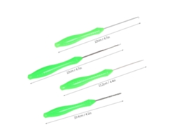 Kit de 4 agujas para señuelos de pesca de carpa