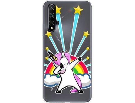 Carcasa Huawei Nova 5T / Honor 20 TUMUNDOSMARTPHONE Dibujos Transparente Multicolor